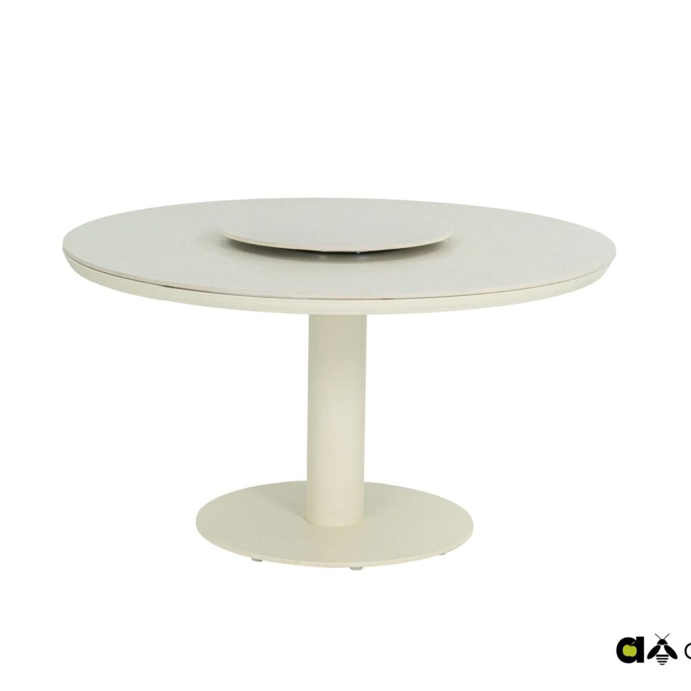 Melville eettafel dia 140, lazy susan, oyster